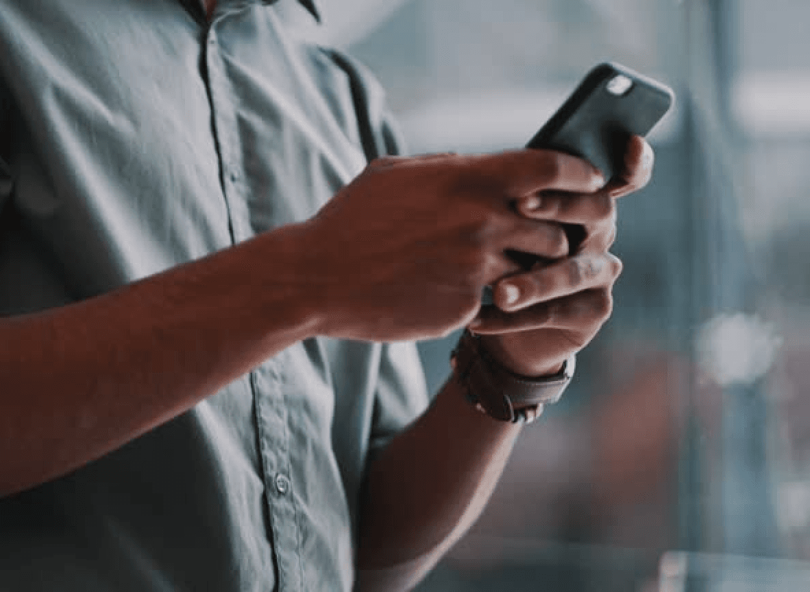 Man with phone